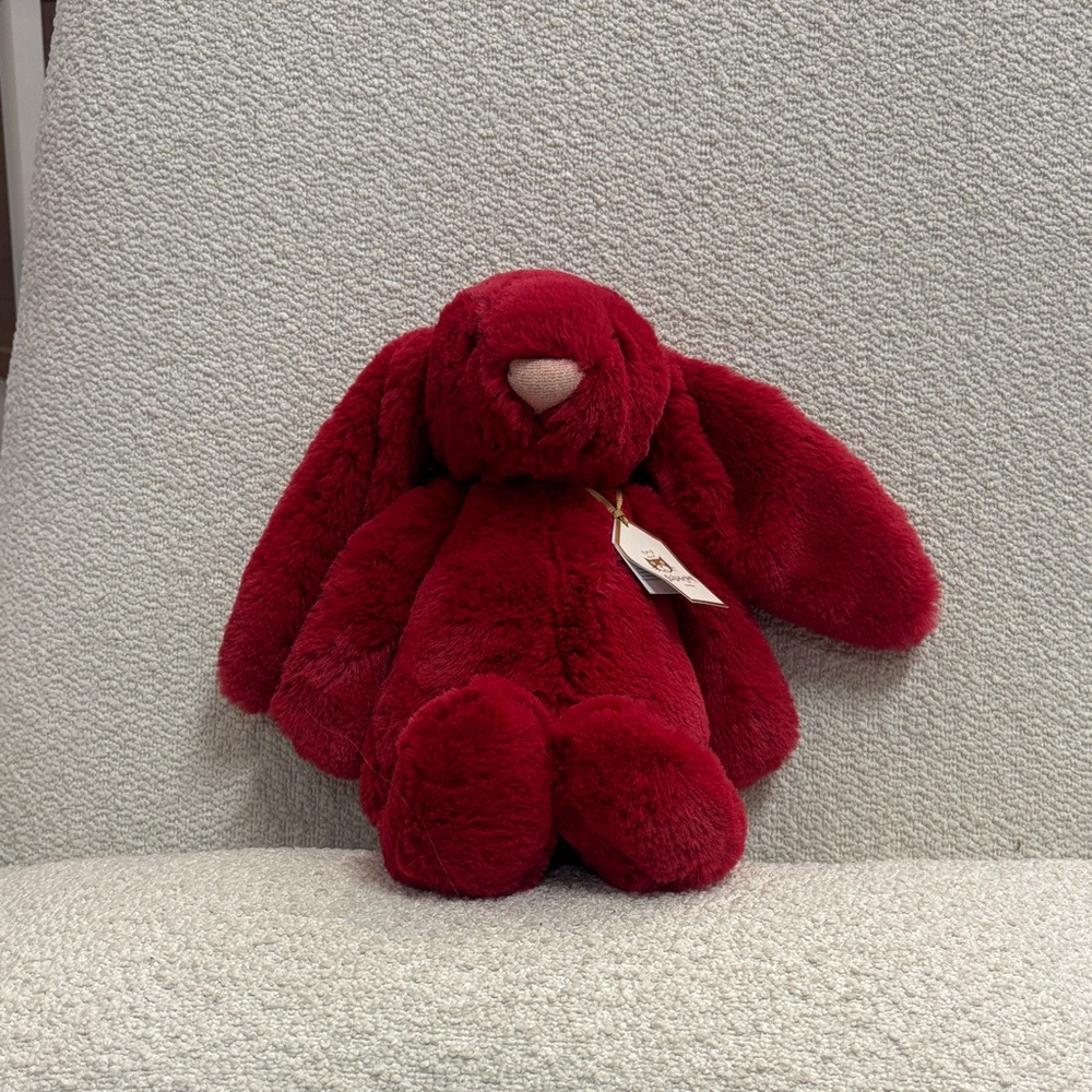 Red Christmas Jellycat Bunny